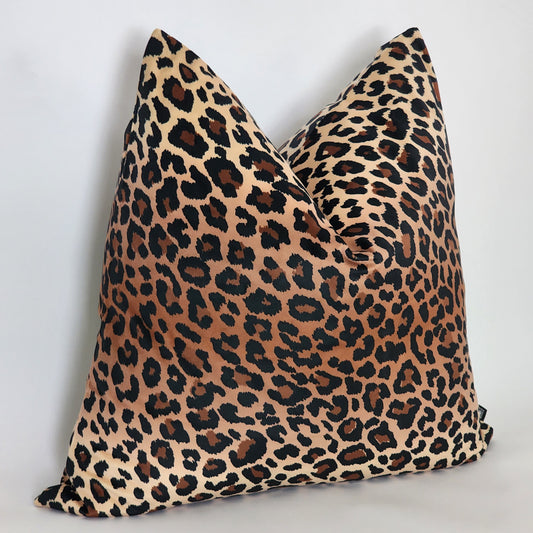 Leopard Velvet Pillow