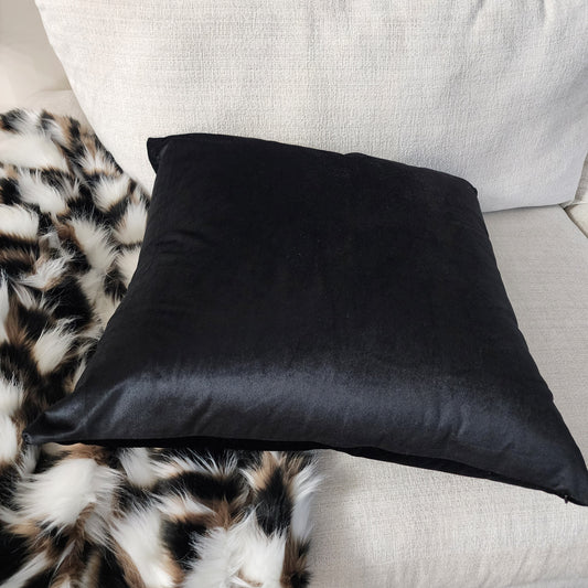 Luxury velvet black